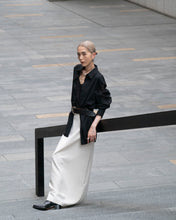 画像をギャラリービューアに読み込む, Organdie sleeve shirt - Black -