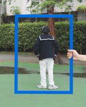 画像をギャラリービューアに読み込む, 【予約販売】セーラーカラーウールスタジャン - ネイビー -