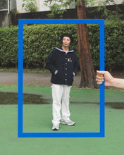 画像をギャラリービューアに読み込む, 【予約販売】セーラーカラーウールスタジャン - ネイビー -