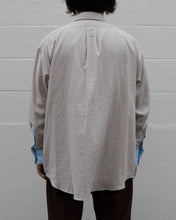 画像をギャラリービューアに読み込む, 【予約販売】コットンガーゼボタンダウンシャツ - ホワイト×レッド -