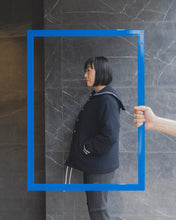 画像をギャラリービューアに読み込む, 【予約販売】セーラーカラーウールスタジャン - ネイビー -