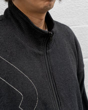 画像をギャラリービューアに読み込む, 【予約販売】ワッフルトラックジャケット - チャコールブラック-