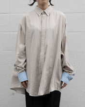画像をギャラリービューアに読み込む, 【予約販売】コットンガーゼボタンダウンシャツ - ホワイト×レッド -