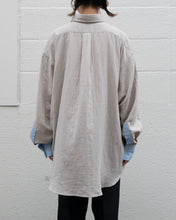 画像をギャラリービューアに読み込む, 【予約販売】コットンガーゼボタンダウンシャツ - ホワイト×レッド -