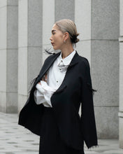 画像をギャラリービューアに読み込む, Organdie sleeve shirt - White -