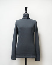 画像をギャラリービューアに読み込む, Cotton chiffon skin turtle neck