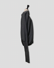 画像をギャラリービューアに読み込む, Asymmetry dolman sleeve knit