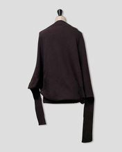 画像をギャラリービューアに読み込む, Asymmetry dolman sleeve knit