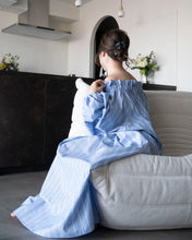 画像をギャラリービューアに読み込む, 【予約商品】MeisMe × Atsuko Fujita Gathered puff dress - Assorted fabric

